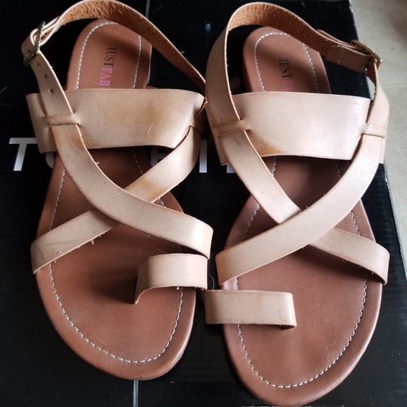 Pre-owned JustFab sandals - Picture 1 of 4
